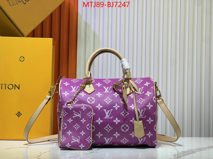 LV Bags(4A)-Speedy- aaaaa replica ID: BJ7247 $: 89USD,