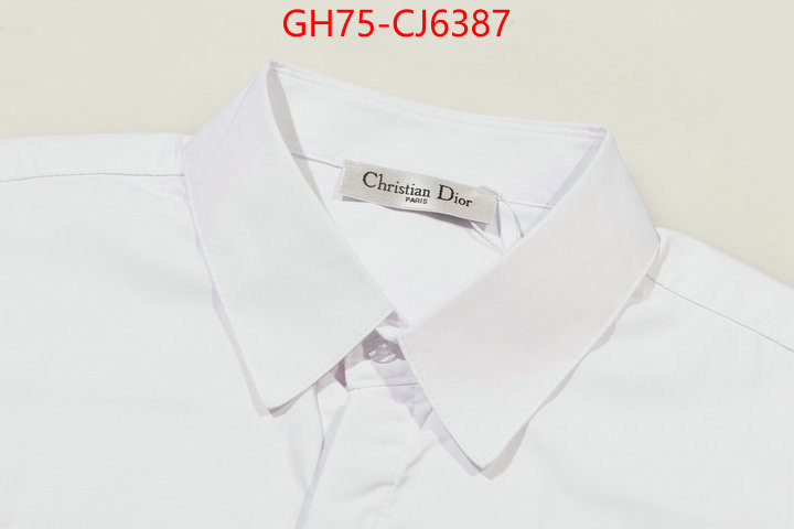 Clothing-Dior knockoff highest quality ID: CJ6387 $: 75USD