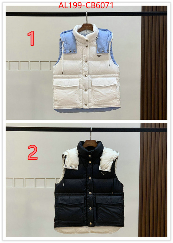 Down jacket Women-Prada what 1:1 replica ID: CB6071 $: 199USD