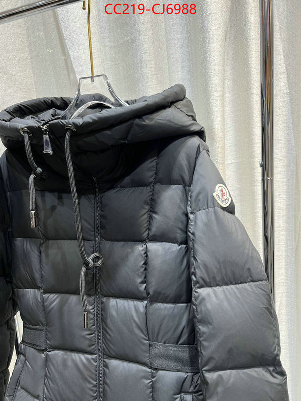 Down jacket Women-Moncler cheap high quality replica ID: CJ6988 $: 219USD