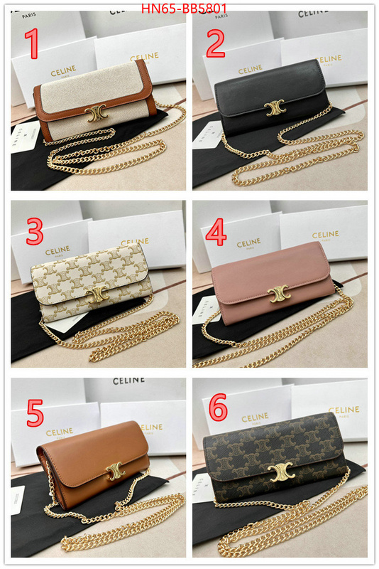 CELINE Bags(4A)-Triomphe Series perfect replica ID: BB5801 $: 65USD,