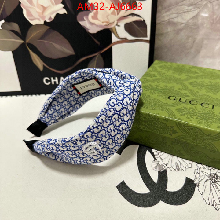 Hair band-Gucci fake aaaaa ID: AJ6663 $: 32USD