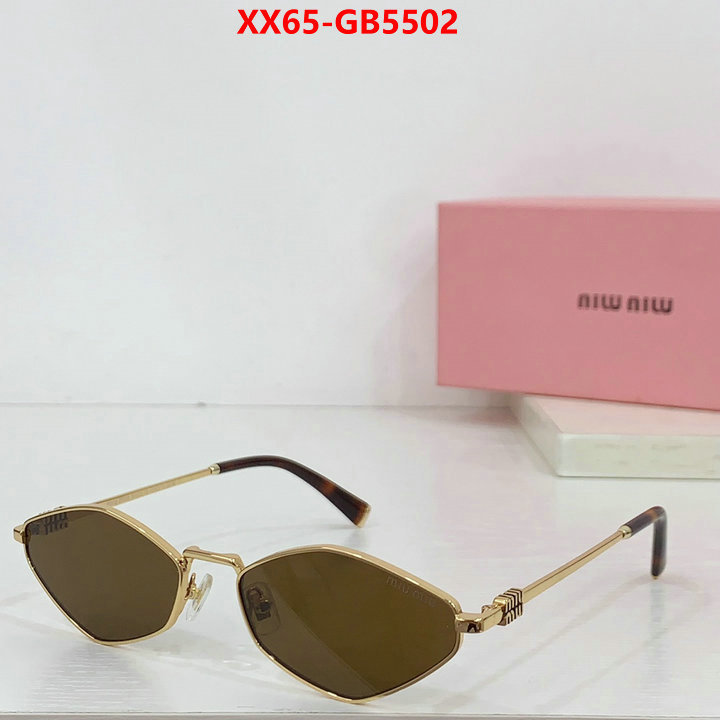 Glasses-Miu Miu replica 1:1 high quality ID: GB5502 $: 65USD