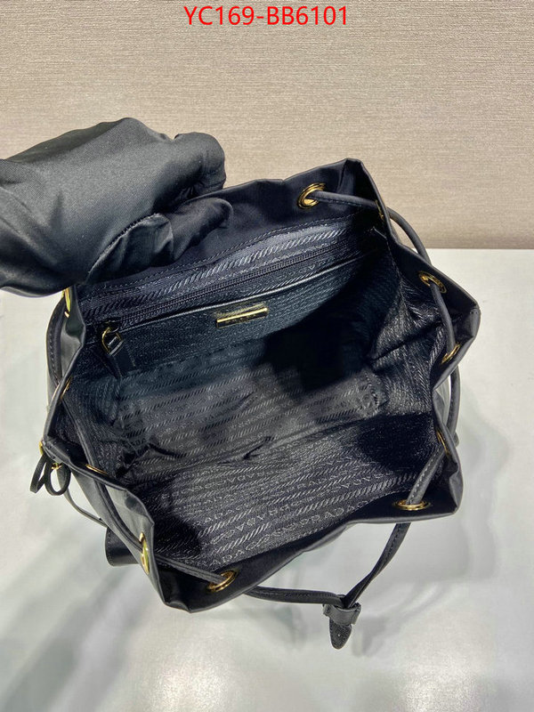 Prada Bags(TOP)-Backpack- knockoff ID: BB6101 $: 169USD,