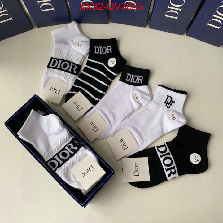 Sock-Dior where to buy replicas ID: QV3653 $: 32USD