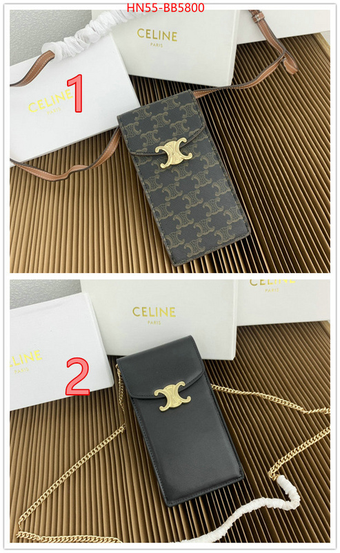 CELINE Bags(4A)-Crossbody- what best designer replicas ID: BB5800 $: 55USD,