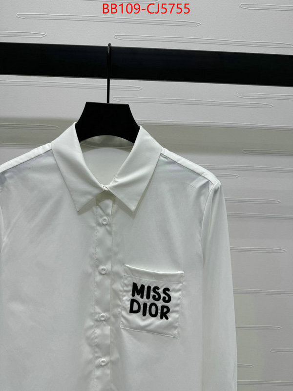 Clothing-Dior 2024 perfect replica designer ID: CJ5755 $: 109USD