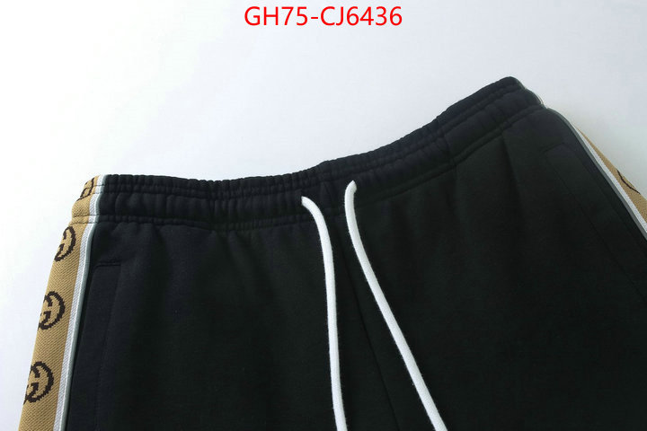 Clothing-Gucci high quality designer replica ID: CJ6436 $: 75USD