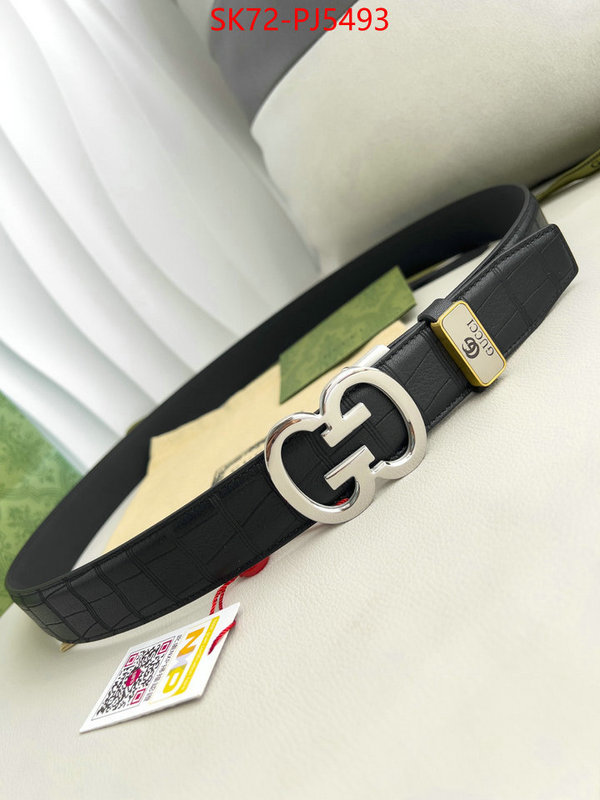 Belts-Gucci how to buy replcia ID: PJ5493 $: 72USD