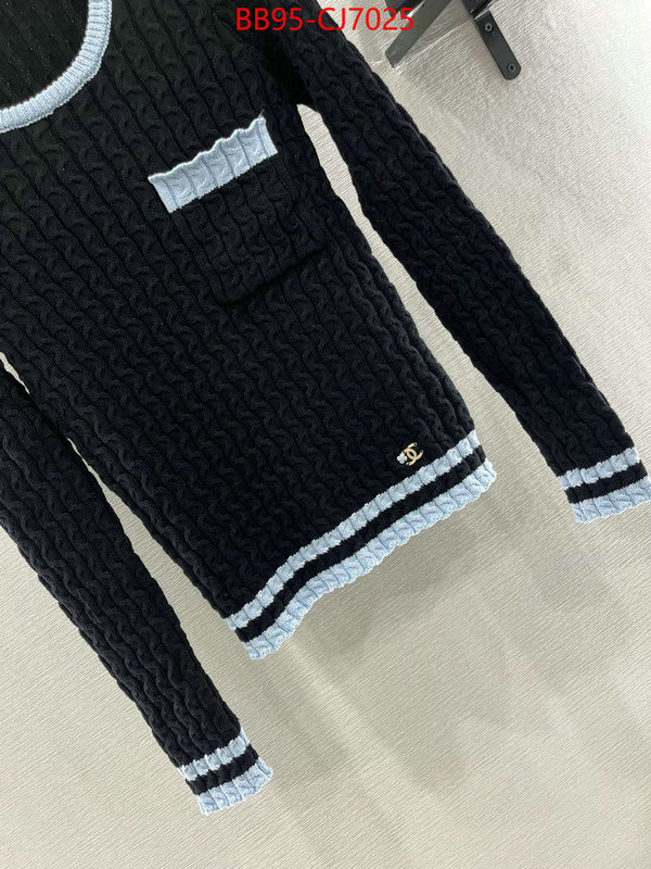 Clothing-Chanel the quality replica ID: CJ7025 $: 95USD