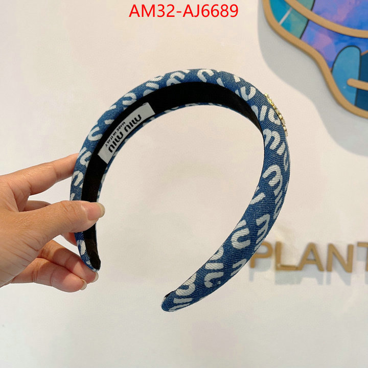 Hair band-MIU MIU high quality replica ID: AJ6689 $: 32USD