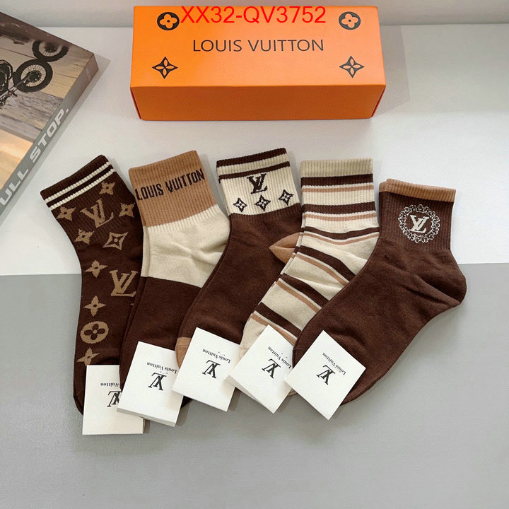 Sock-LV luxury shop ID: QV3752 $: 32USD