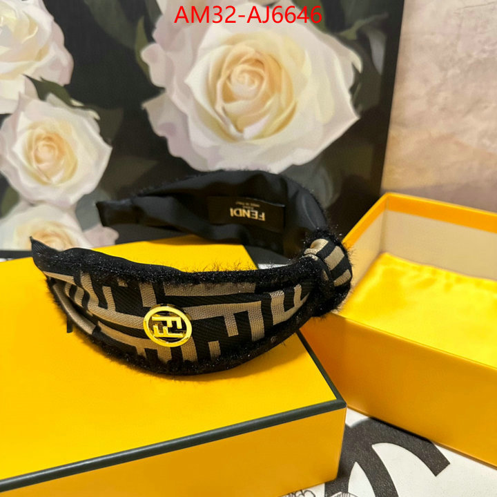 Hair band-Fendi top quality fake ID: AJ6646 $: 32USD