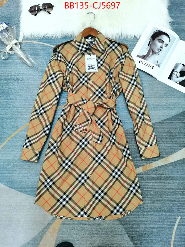 Clothing-Burberry highest quality replica ID: CJ5697 $: 135USD