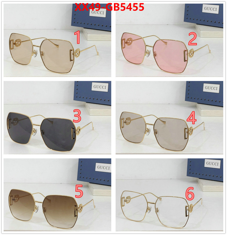 Glasses-Gucci 2024 luxury replicas ID: GB5455 $: 49USD