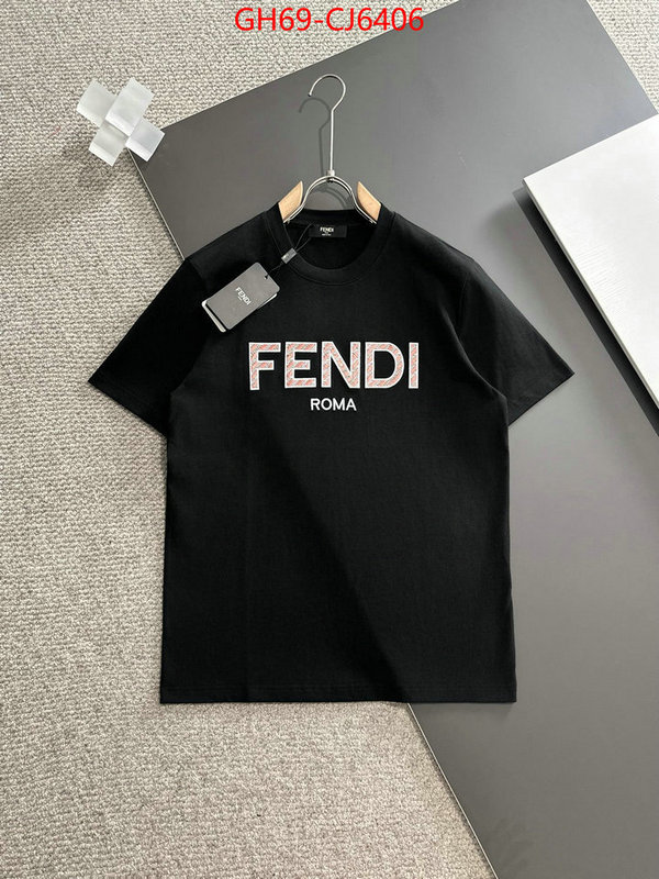 Clothing-Fendi 2024 perfect replica designer ID: CJ6406 $: 69USD