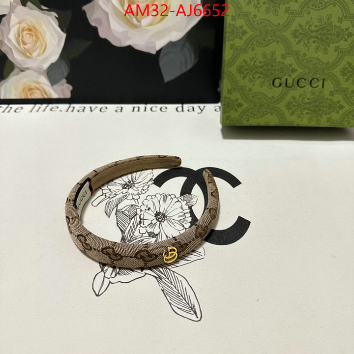 Hair band-Gucci replica designer ID: AJ6652 $: 32USD