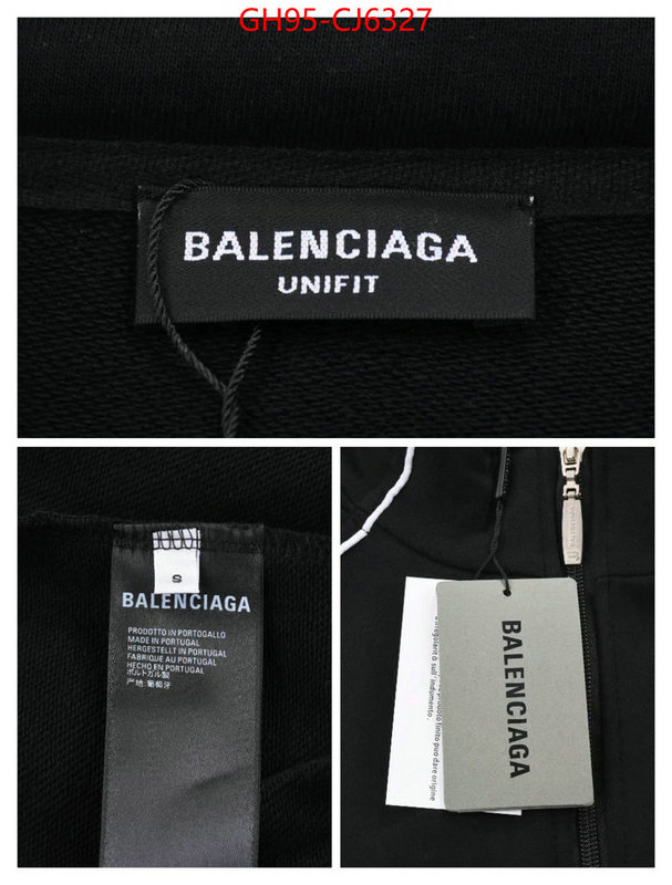 Clothing-Balenciaga luxury cheap ID: CJ6327 $: 95USD