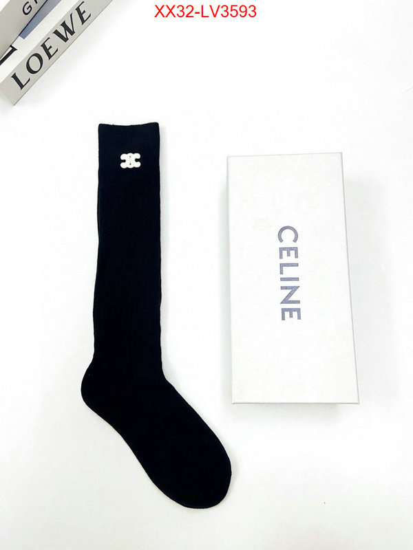 Sock-CELINE buy cheap ID: LV3593 $: 32USD