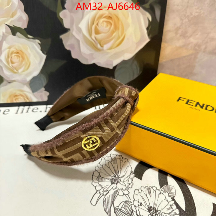 Hair band-Fendi top quality fake ID: AJ6646 $: 32USD