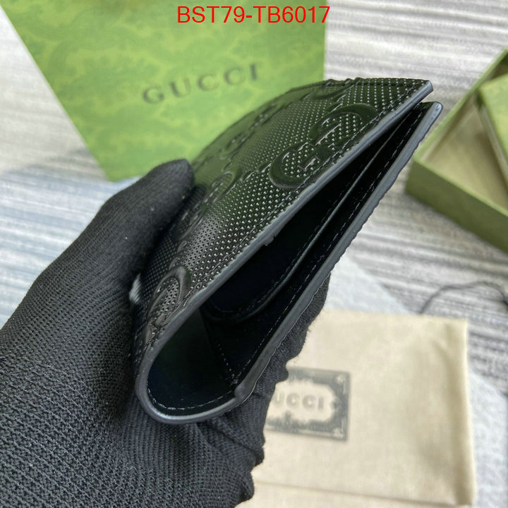 Gucci Bags(TOP)-Wallet- designer fashion replica ID: TB6017 $: 79USD,