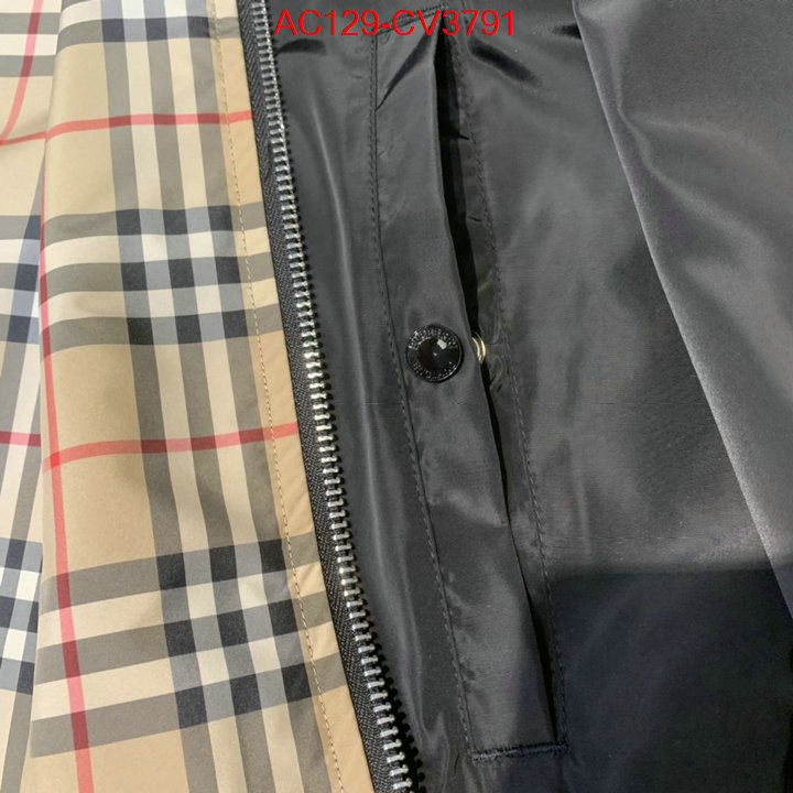 Down jacket Women-Burberry what's the best place to buy replica ID: CV3791 $: 129USD