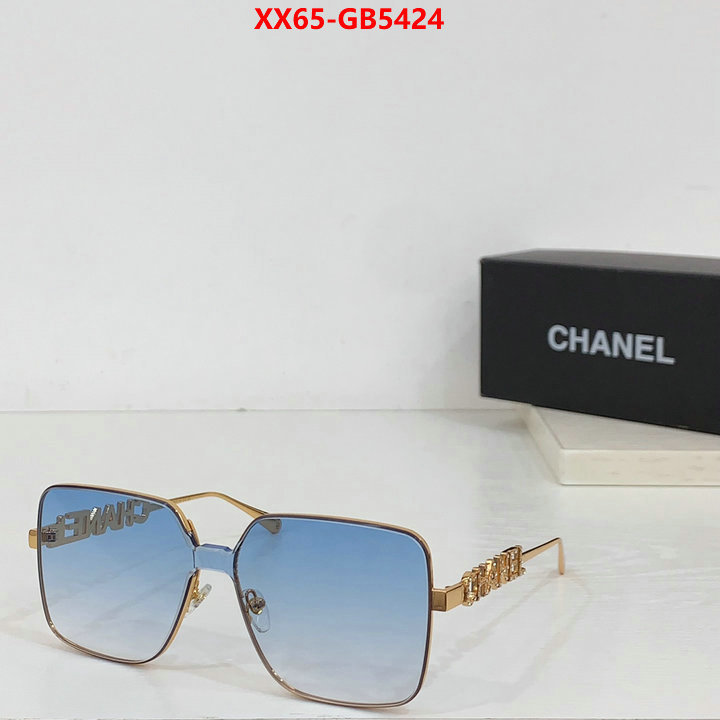 Glasses-Chanel buy high-quality fake ID: GB5424 $: 65USD