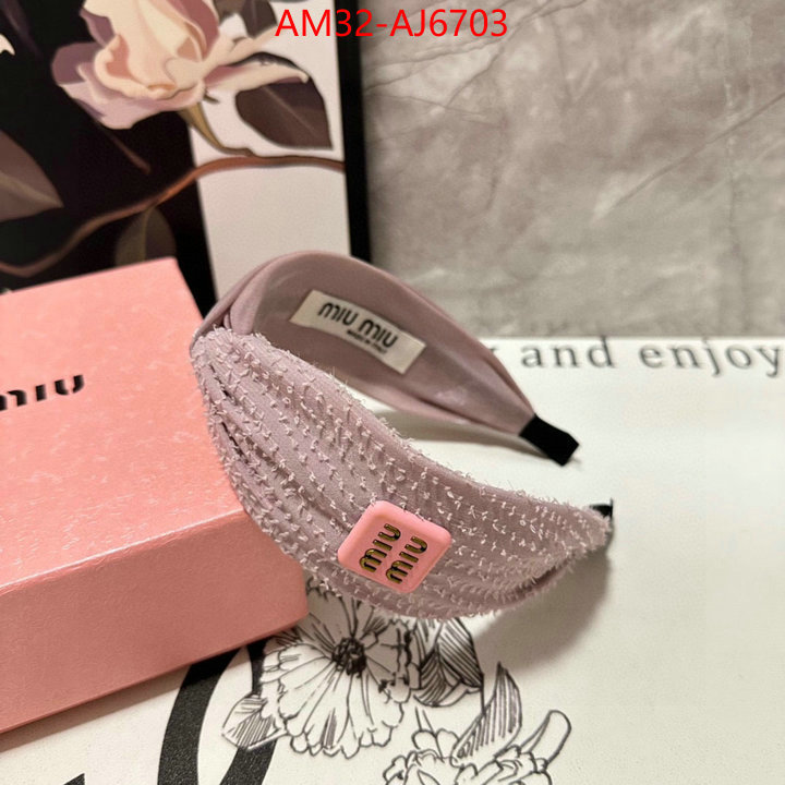 Hair band-MIU MIU how to start selling replica ID: AJ6703 $: 32USD