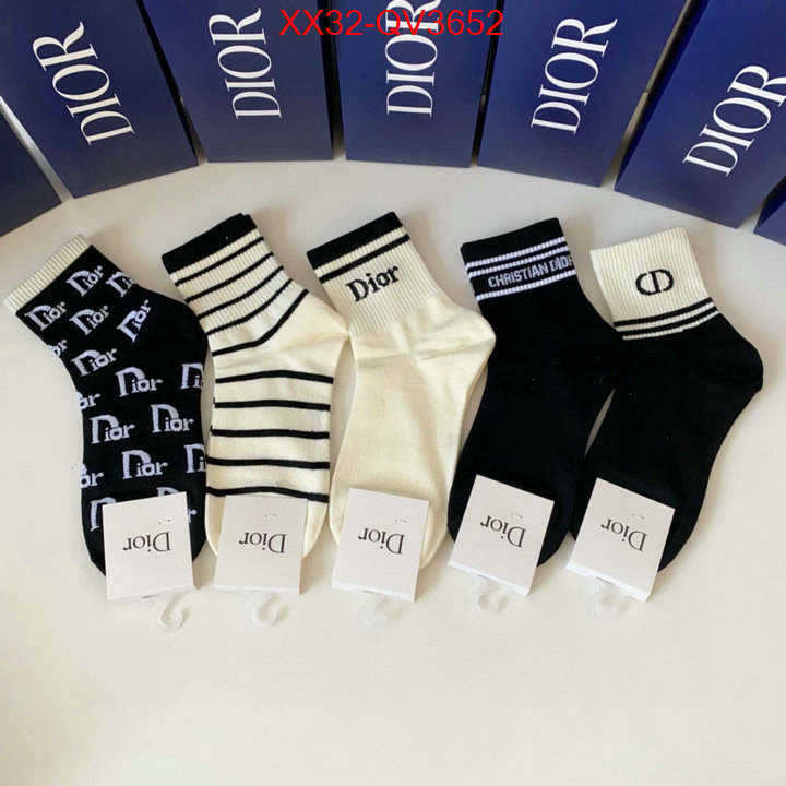 Sock-Dior knockoff highest quality ID: QV3652 $: 32USD