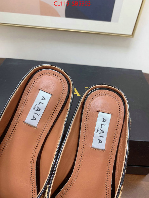 Women Shoes-ALAIA knockoff highest quality ID: SB5903 $: 119USD