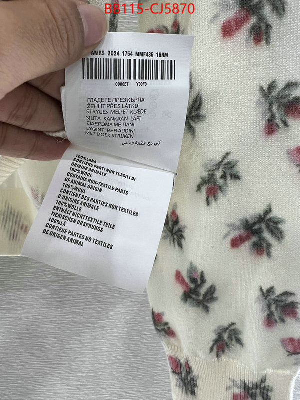 Clothing-Prada shop cheap high quality 1:1 replica ID: CJ5870 $: 115USD