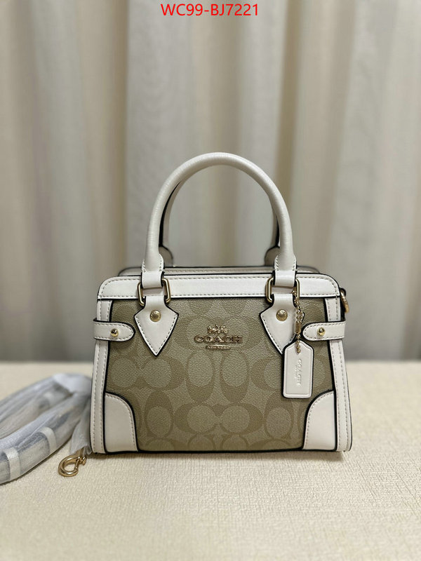 Coach Bags(4A)-Handbag- best quality designer ID: BJ7221 $: 99USD,