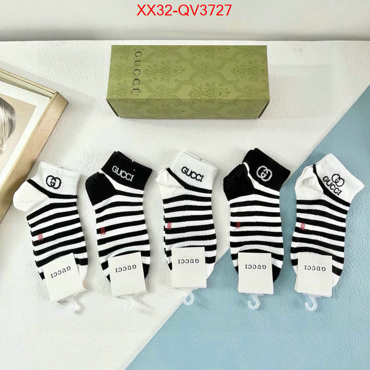 Sock-Gucci the highest quality fake ID: QV3727 $: 32USD