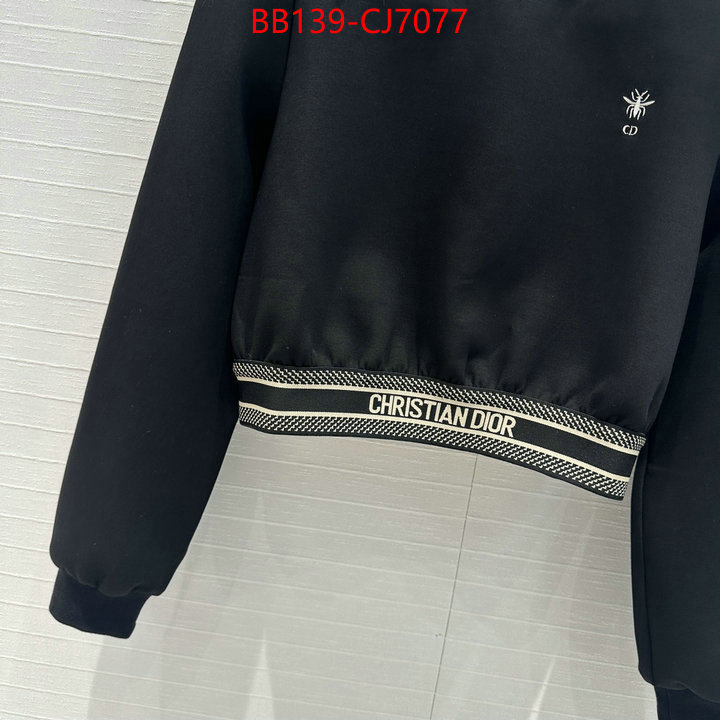 Clothing-Dior high quality perfect ID: CJ7077 $: 139USD