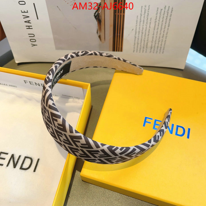 Hair band-Fendi where can i buy the best quality ID: AJ6640 $: 32USD