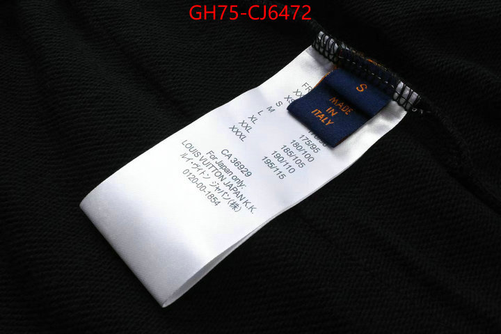 Clothing-LV customize the best replica ID: CJ6472 $: 75USD