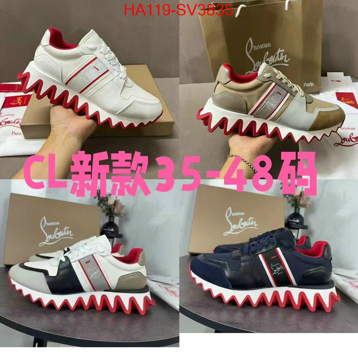 Men Shoes-Christian Louboutin 2024 perfect replica designer ID: SV3835 $: 119USD