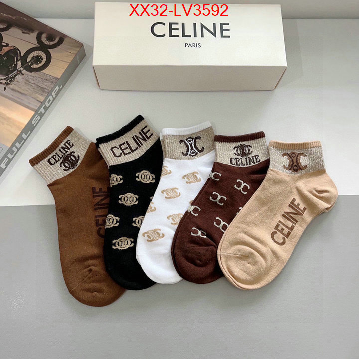 Sock-CELINE the most popular ID: LV3592 $: 32USD