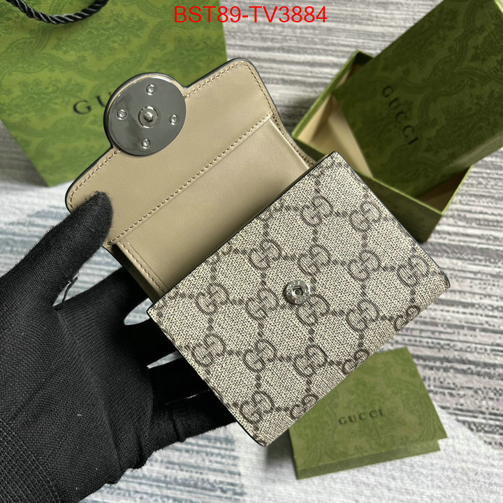 Gucci Bags(TOP)-Wallet- best website for replica ID: TV3884 $: 89USD,