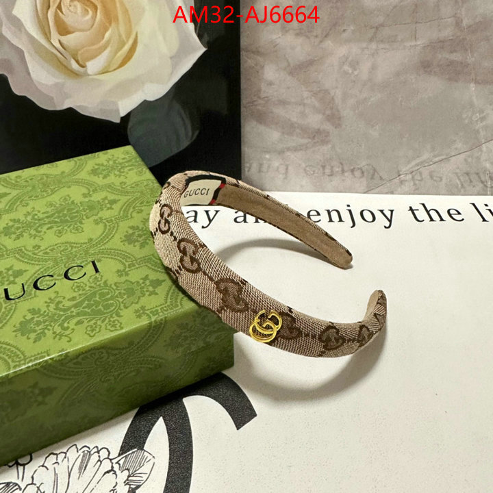 Hair band-Gucci fake high quality ID: AJ6664 $: 32USD