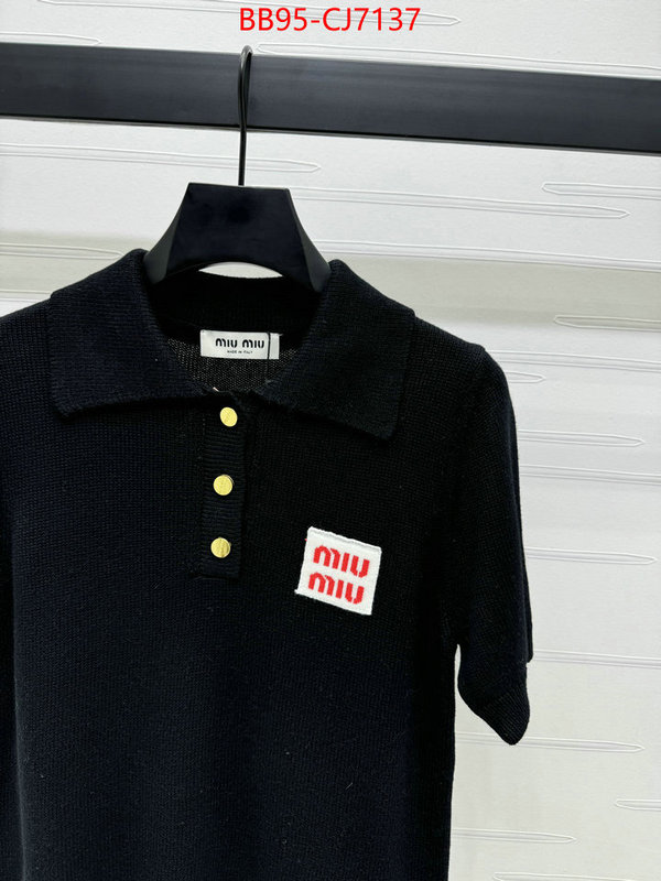 Clothing-MIU MIU website to buy replica ID: CJ7137 $: 95USD