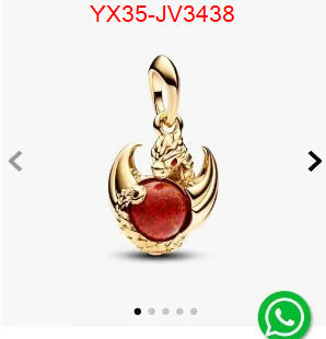 Jewelry-Pandora best replica quality ID: JV3438 $: 35USD