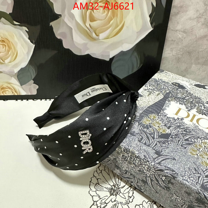 Hair band-Dior high quality ID: AJ6621 $: 32USD