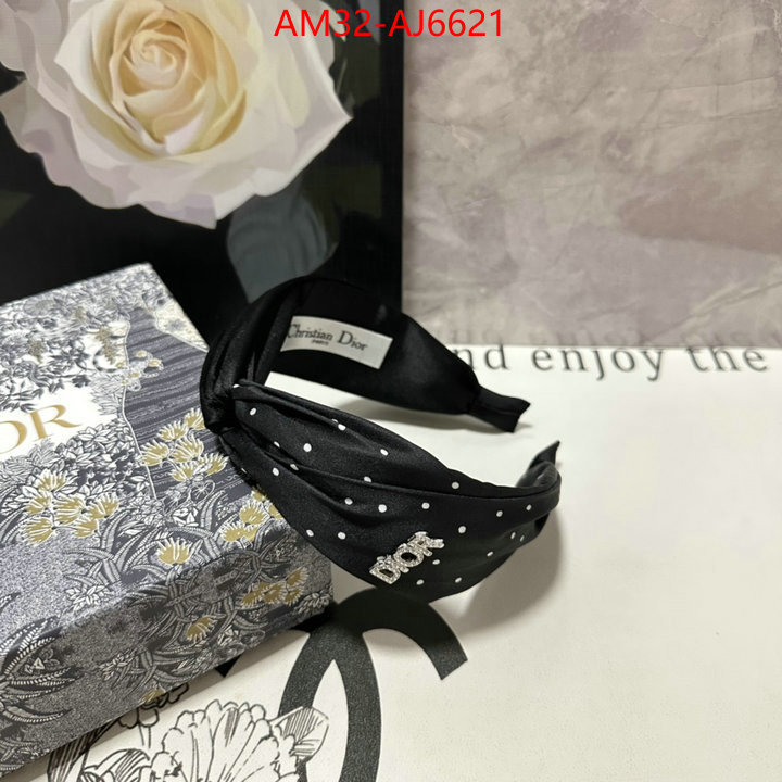 Hair band-Dior high quality ID: AJ6621 $: 32USD