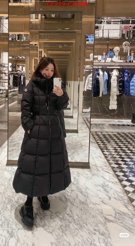 Down jacket Women-Moncler cheap high quality replica ID: CJ6988 $: 219USD