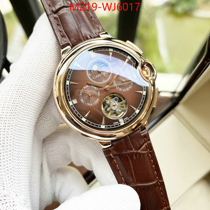 Watch(TOP)-Cartier for sale online ID: WJ6017 $: 219USD