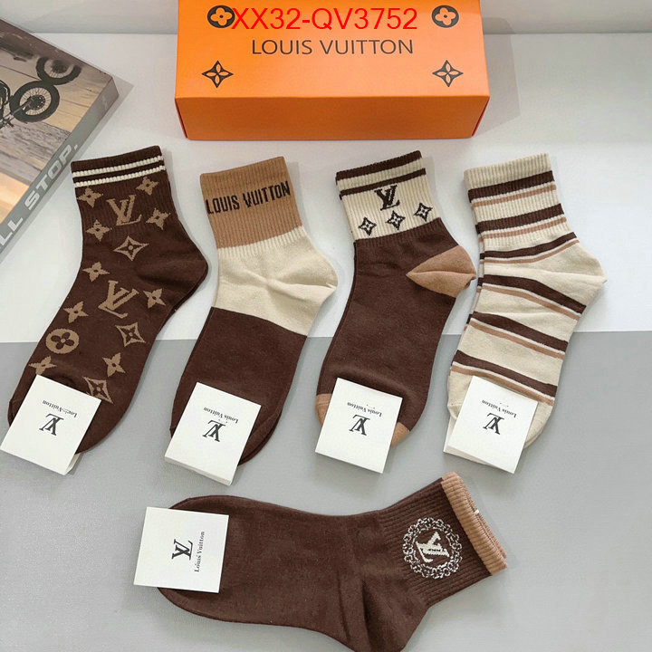 Sock-LV luxury shop ID: QV3752 $: 32USD