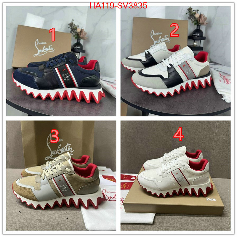 Men Shoes-Christian Louboutin 2024 perfect replica designer ID: SV3835 $: 119USD