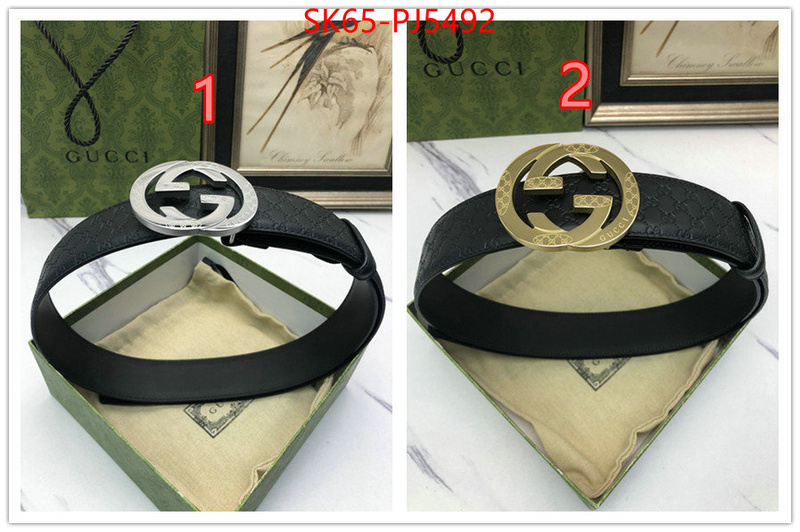 Belts-Gucci top perfect fake ID: PJ5492 $: 65USD