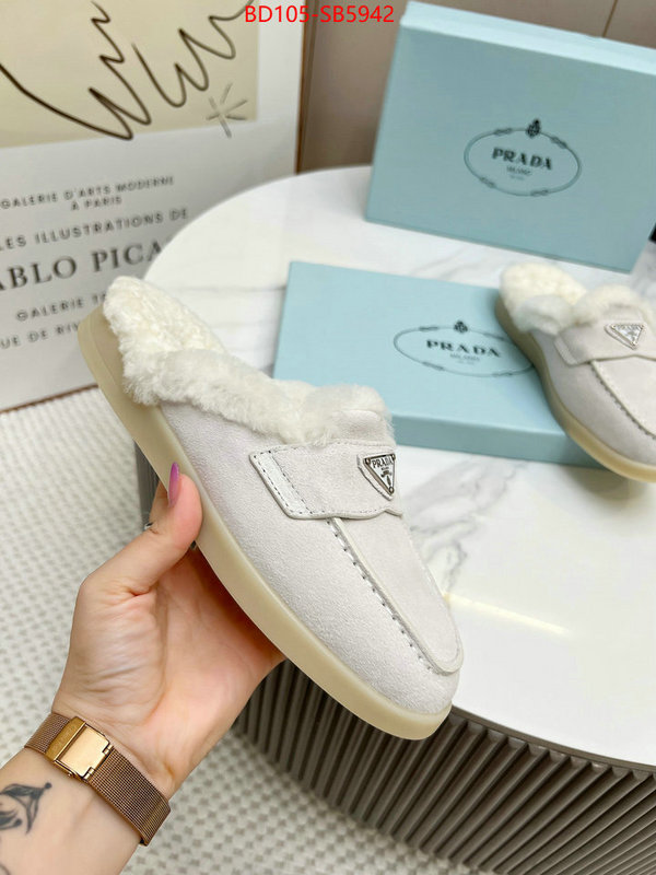 Women Shoes-Prada high quality replica designer ID: SB5942 $: 105USD